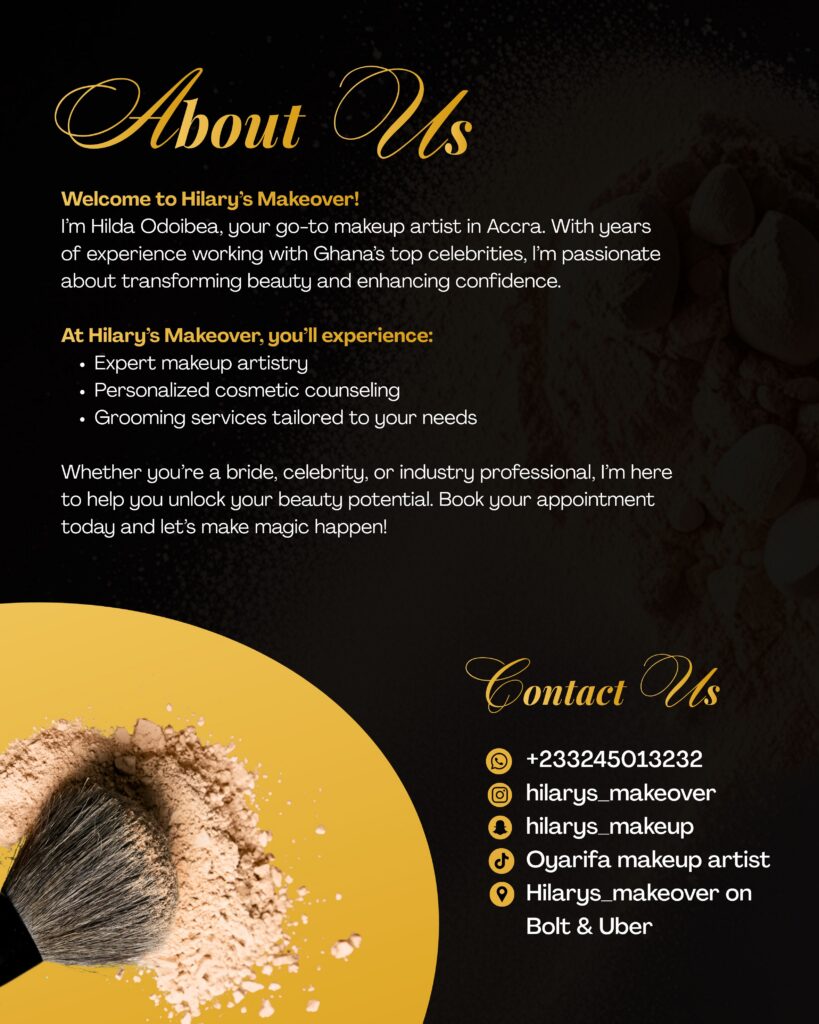 Hilary’s Makeover - Rate Card - 2
