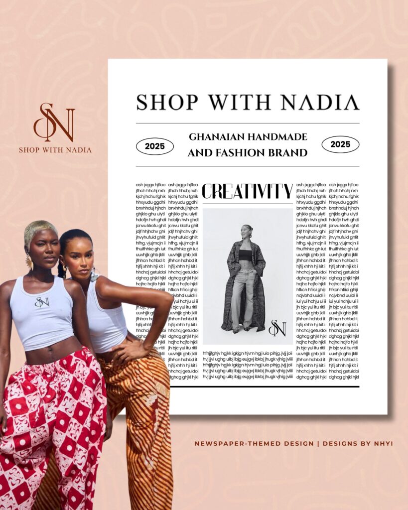 Shop With Nadia - Newspaper Design (Content).zip - 2